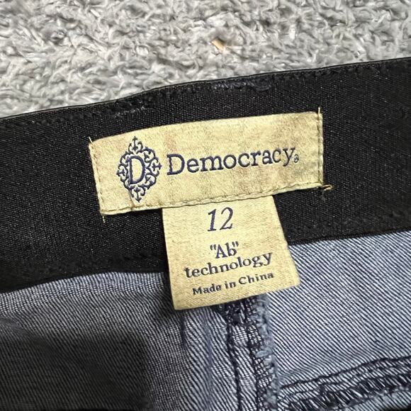 Democracy Jeans Womens 12 (35x29) Blue Ankle High rise - Picture 6 of 10